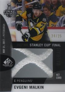2017 NHL Stanley Cup Finals Material Net Cord Evgeni Malkin