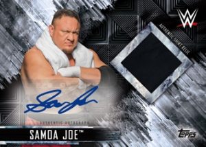 Autographed Shirt Relics Samoa Joe