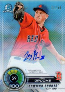 Bowman Scouts' Top 100 Auto Jay Groome