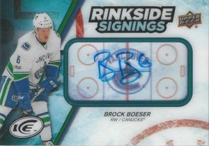 Rinkside Signings Brock Boeser
