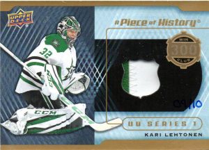 A Piece of History 300 Win Club Patch Kari Lehtonen