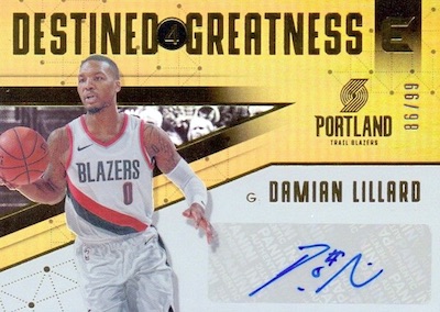 Destined for Greatness Signatures Damian Lillard