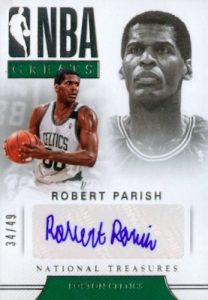 NBA Greats Signatures Robert Parish