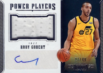 Power Players Auto Memorabilia Rudy Gobert