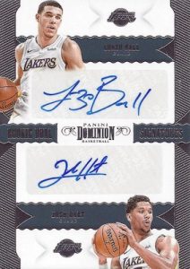 Rookie Dual Signatures Lonzo Ball, Josh Hart