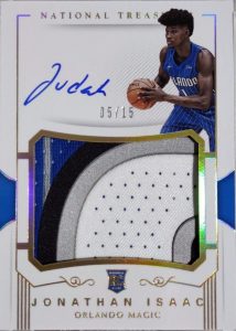 Rookie Patch Auto Gold Jonathan Isaac