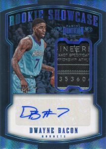 Rookie Showcase Tag Dwayne Bacon