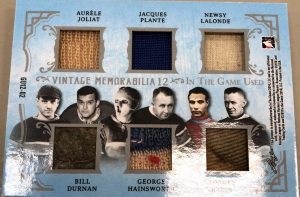Vintage Memorabilia 12 Back Aurele Joliat, Jacques Plante, Newsy Lalonde, Bill Durnan, George Hainsworth, Georges Vezina