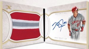 Auto Patch Book Mike Trout