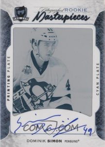 Auto Rookie Plates Cyan Ultimate Collection Dominik Simon