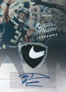 Autograph Jersey Patch Russell Wilson