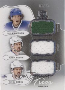 Cup Trios Jerseys Loui Eriksson, Henrik Sedin, Daniel Sedin