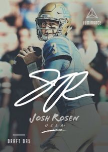 Draft Day Signatures Josh Rosen