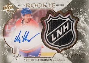 Exquisite Rookie Auto Shield Artturi Lehkonen