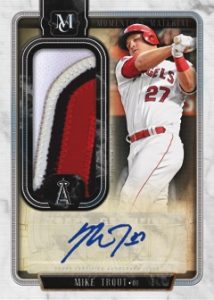 Momentous Material Jumbo Patch Auto Mike Trout