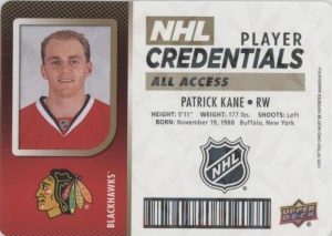 NHL Player Credentials Level 5 All Access