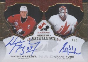 Program of Excellence Dual Auto Wayne Gretzky, Grant Fuhr