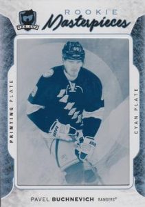 Rookie Plates Artifacts Cyan Pavel Buchnevich
