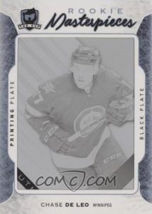 Rookie Plates Black SP Game Used Chase De Leo