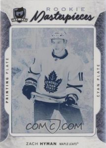 Rookie Plates Cyan Ice Zach Hyman