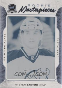 Rookie Plates Cyan SPx Steven Santini
