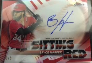 Sitting Red Autographs Bryce Harper Sitting Red Autographs Bryce Harper