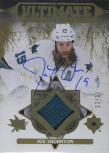 Ultimate Performers Gold Patch Auto Joe Thornton