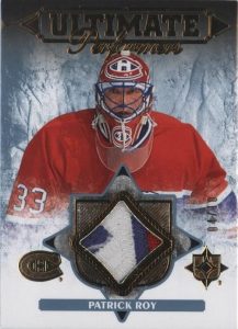 Ultimate Performers Gold Patch Patrick Roy