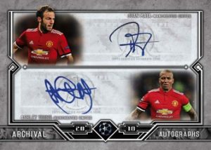 Archival Autos Dual Juan Mata, Ashley Young