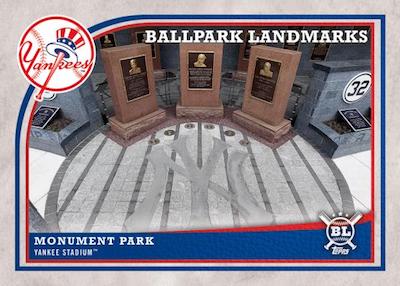 Ballpark Landmarks Monument Park