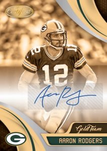 Gold Team Signatures Aaron Rodgers