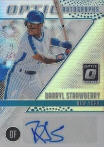 Optic Autographs Darryl Strawberry