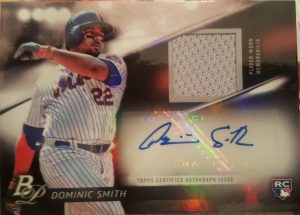 Platinum Rookie Auto Pieces Dominic Smith