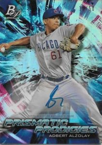 Prismatic Prodigies Auto Adbert Alzolay