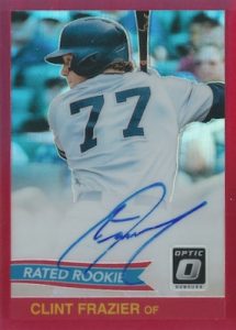 Rated Rookie Retro 1984 Signatures Clint Frazier