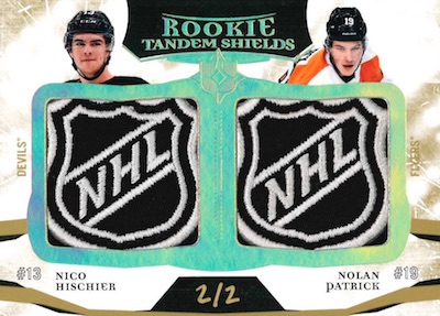 Rookie Tandem Shields Nico Hishier, Nolan Patrick