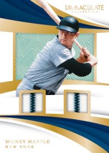 Shadowbox Material Mickey Mantle