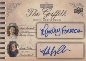 The Griffith Hotel Guest Book Dual Auto Lyndsy Fonseca, Hayley Atwell