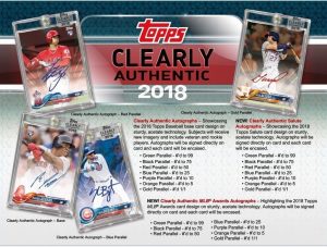 2018 Topps Clearly Authentic