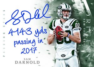 Passing Stars Signatures Sam Darnold Passing Stars Signatures Sam Darnold