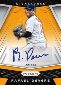 Prizm Signatures Gold Rafael Devers