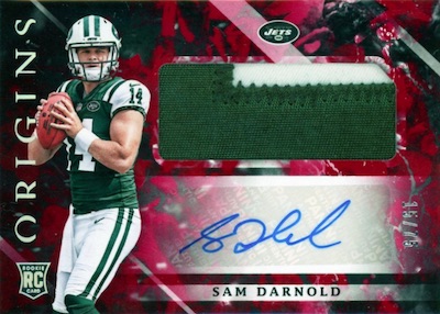 Rookie Jumbo Patch Auto Sam Darnold Rookie Jumbo Patch Auto Sam Darnold