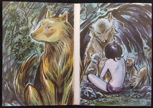 The Jungle Book Dual-Panel Sketch Booklet