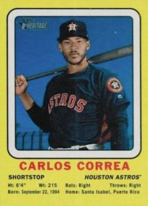 1969 Collector Cards Carlos Correa