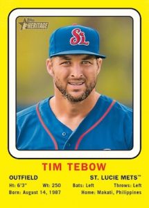 1969 Collector Cards Tim Tebow