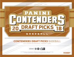 2018 Panini Contenders Draft Picks Baseball