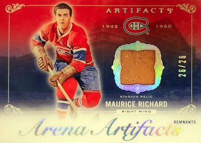Arena Artifacts Montreal Canadiens Maurice Richard