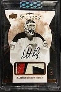 Black and White Auto Relic Martin Brodeur Black and White Auto Relic Martin Brodeur