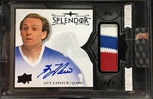 Bordered Auto Relic Black Guy Lafleur Bordered Auto Relic Black Guy Lafleur