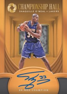 Championship Hall Signatures Shaquille O'Neal